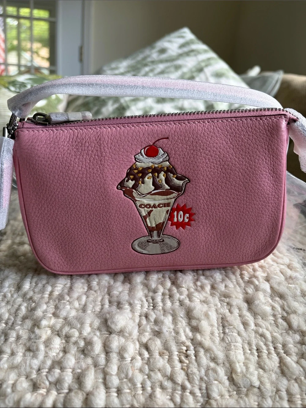 Coach Nolita 19 Sundae Graphic Wristlet Bag Cherry Blossom CU251 NWT in wrapping